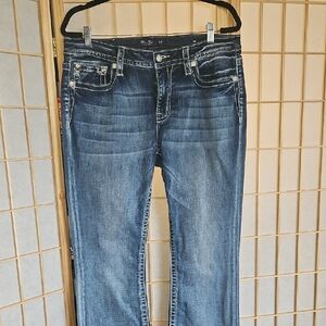 Miss Me Boot Cut Women's Blue Jeans 32